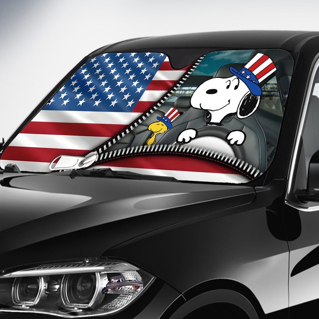 Cool Dog - Personalized Car Sunshade