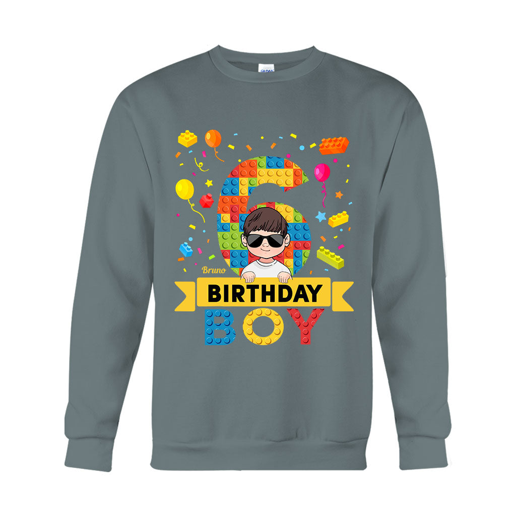 Birthday Boy Birthday Girl - Personalized Family T-shirt And Hoodie