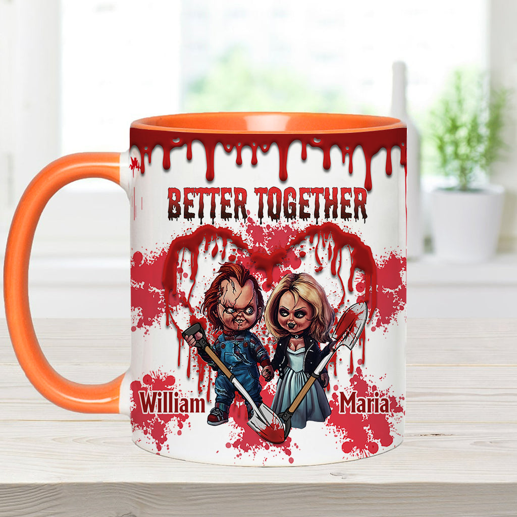 Better Together - Personalized Couple Accent Mug