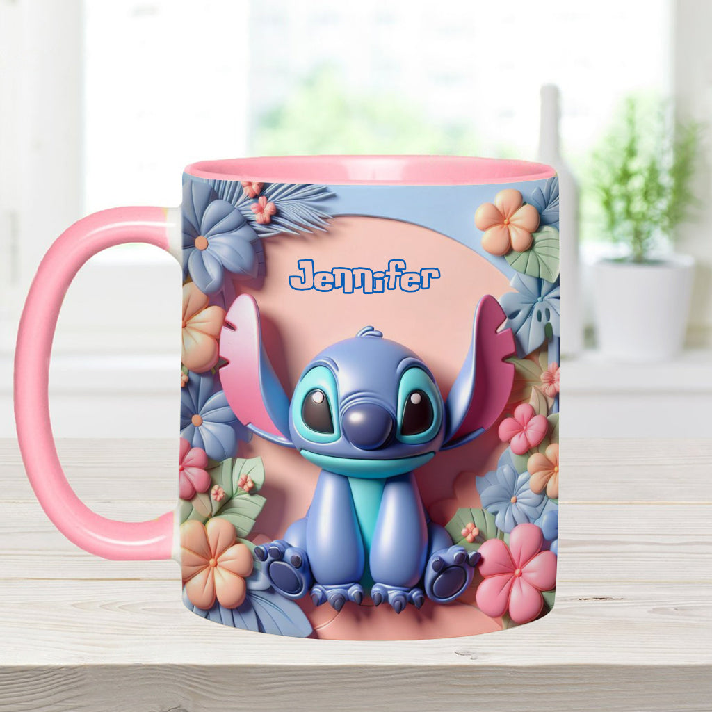 Ohana Means Family - Personalized Ohana Accent Mug