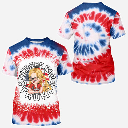Nurse For Trump - Personalized Nurse All Over Shirt
