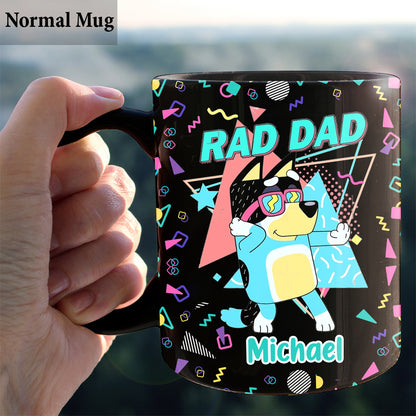 Rad Dad - Personalized Father Mug