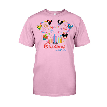 Best Grandma Mom Ever - Personalized Mouse T-shirt And Hoodie
