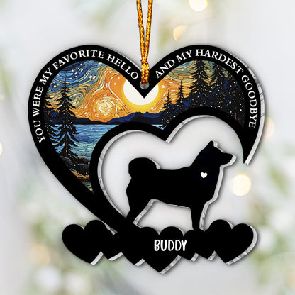 Forever In My Heart - Personalized Dog Ornament
