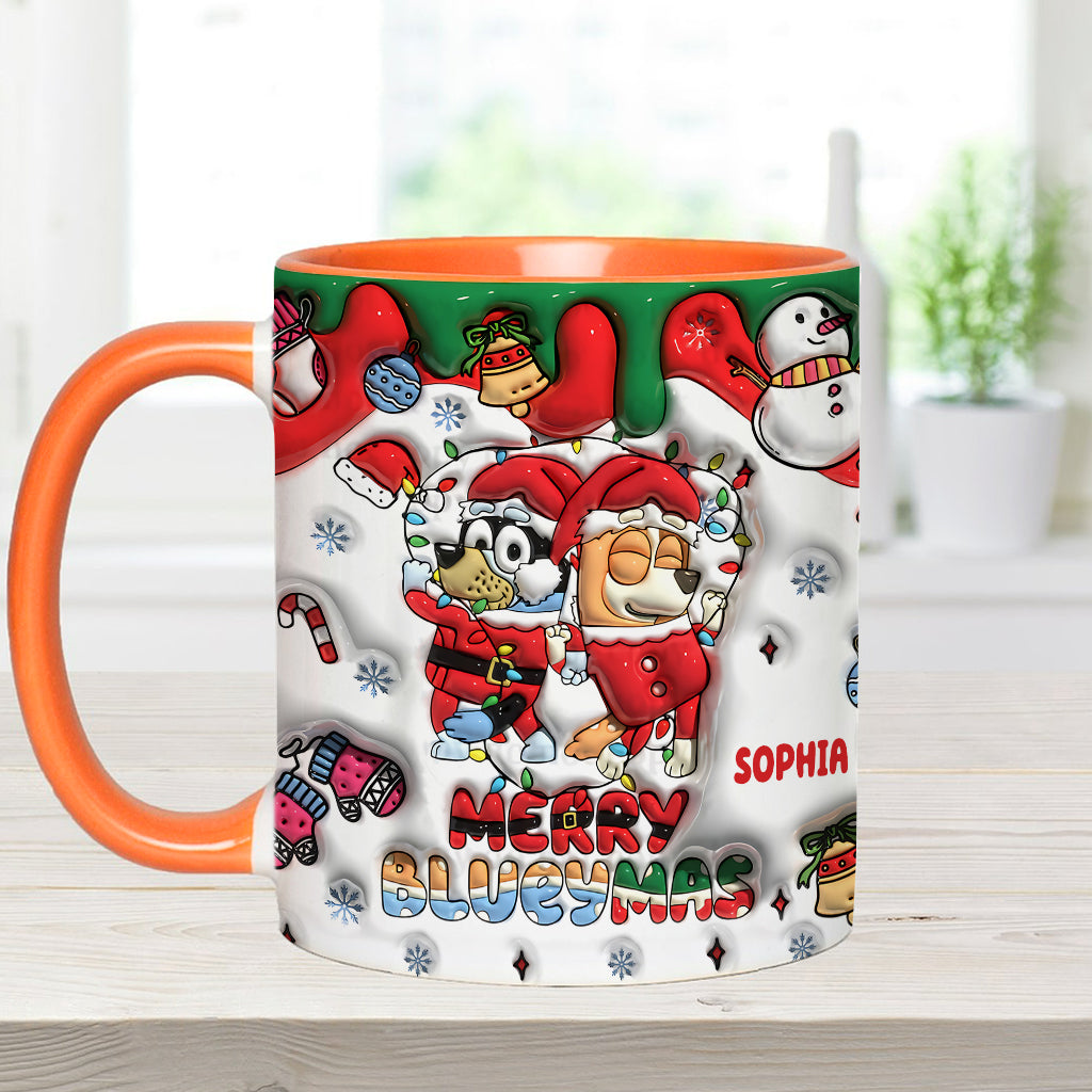 Merry Christmas - Personalized Accent Mug