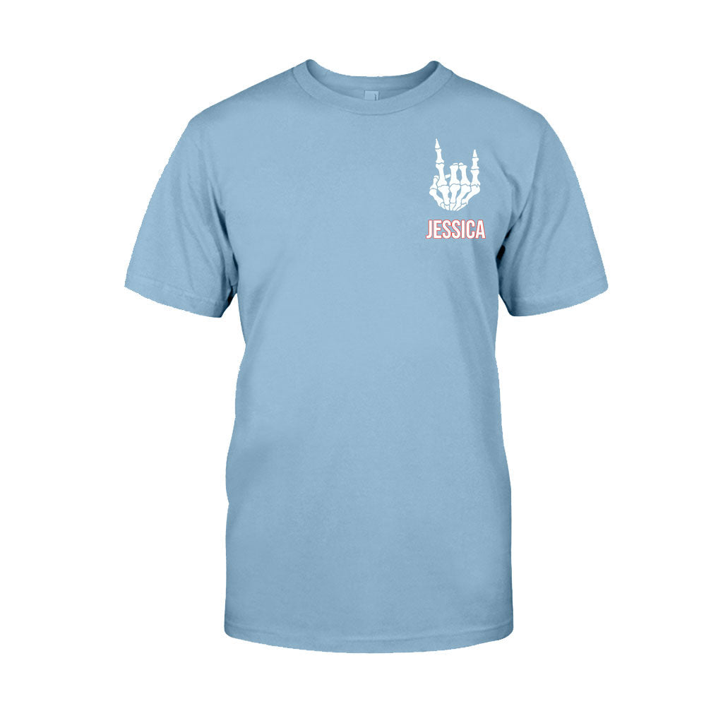 Sleep Deprived Barely Alive - Personalized Sarcasm T-shirt And Hoodie