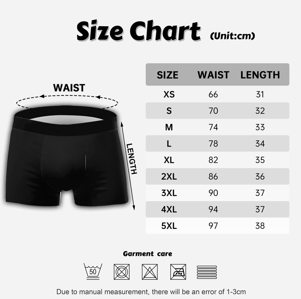 Just Love Rainbow Pride - Personalized LGBT Support Men’s Boxer Briefs