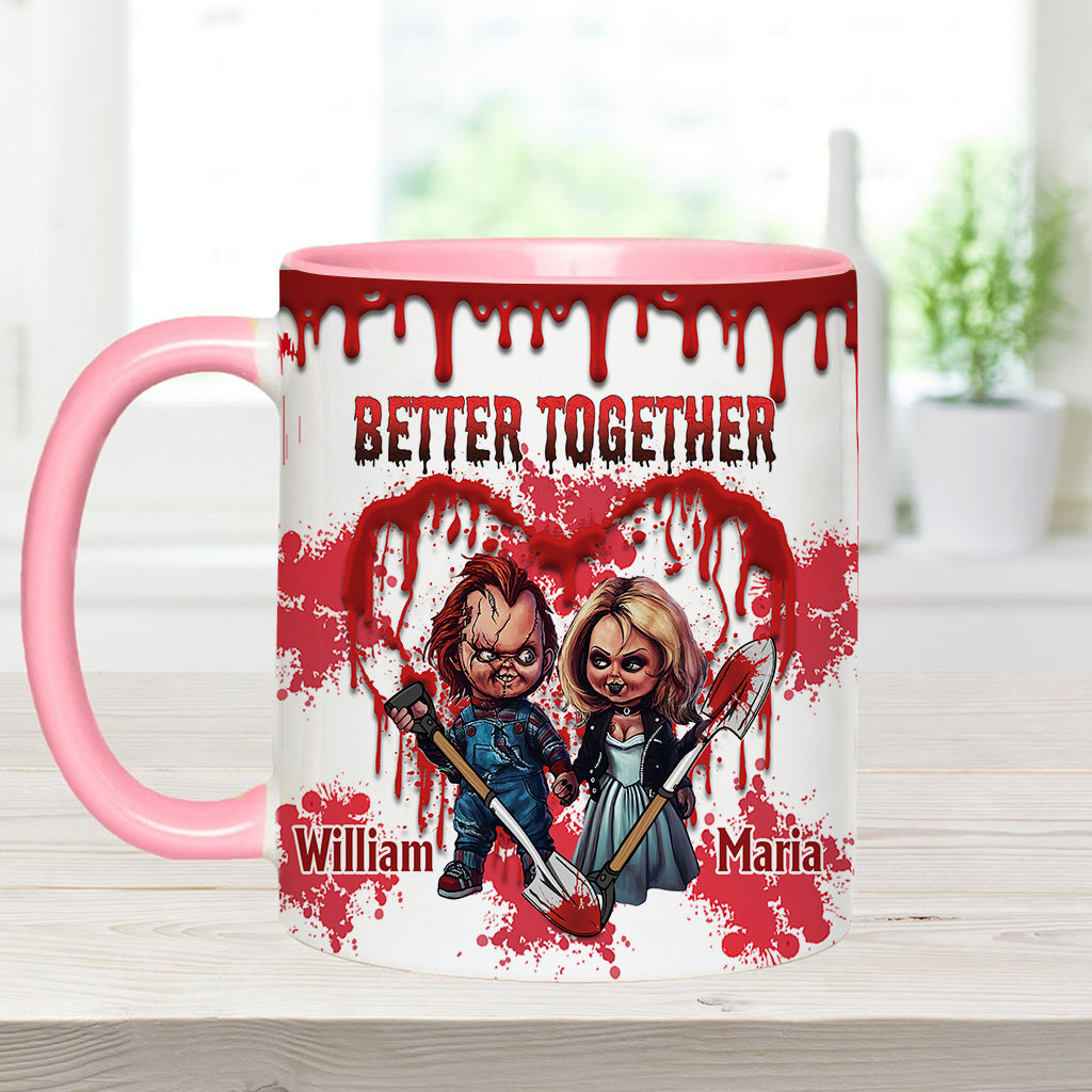 Better Together - Personalized Couple Accent Mug