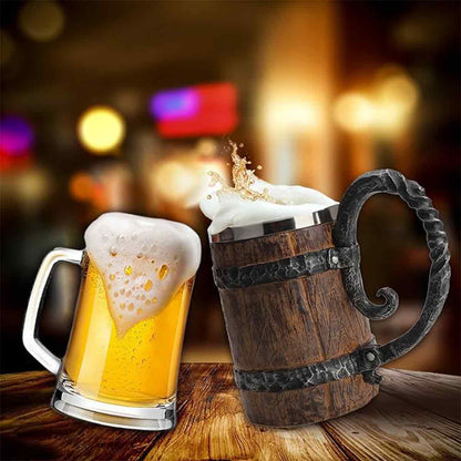 Viking Mug - Barrel Beer Mug