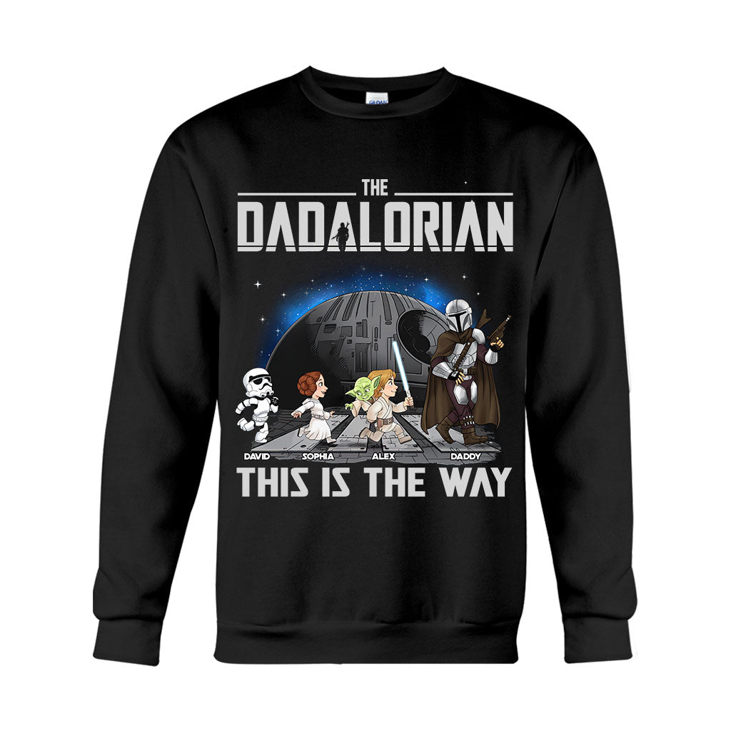 The Dadalorian This Is The Way - Personalized The Force T-shirt And Hoodie