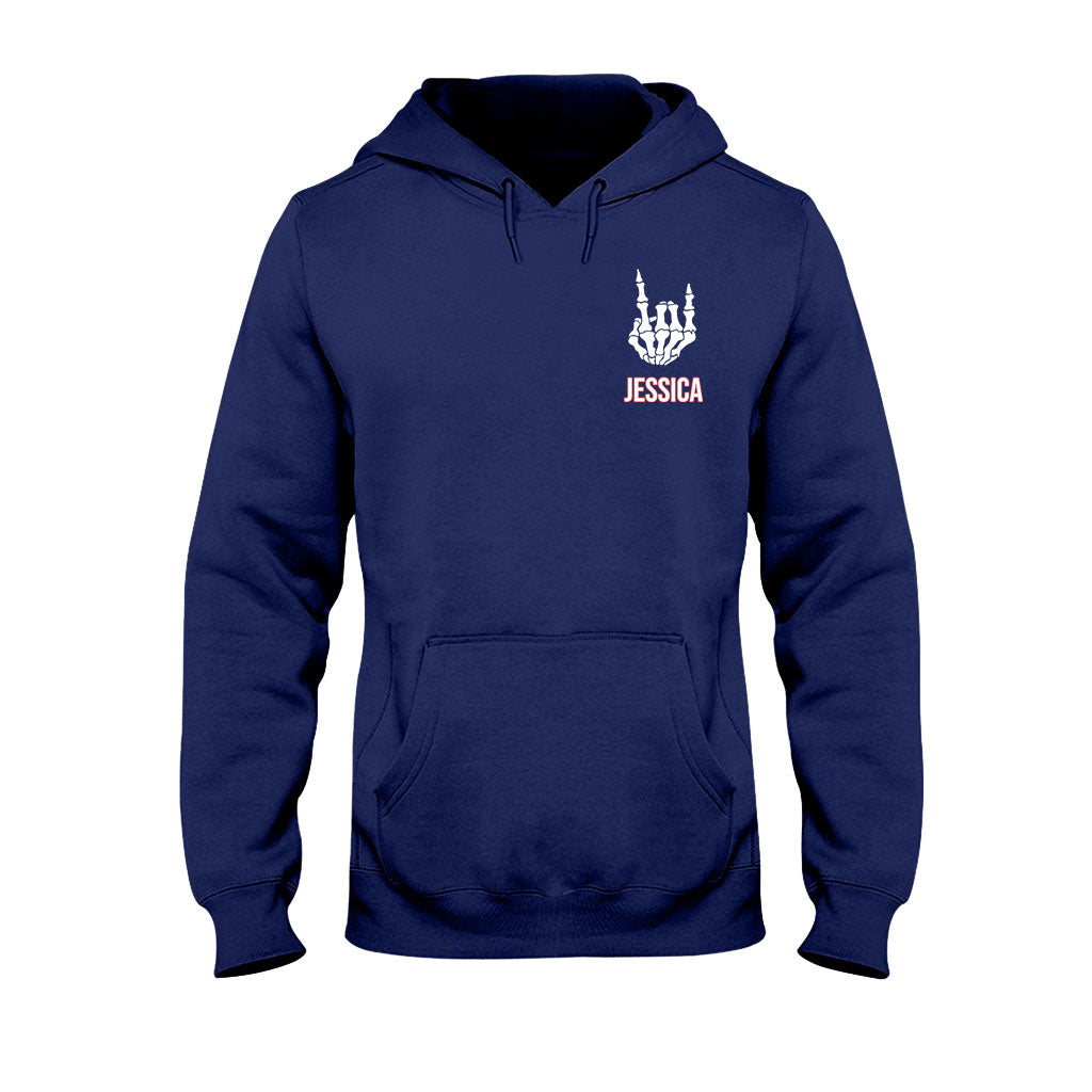 Sleep Deprived Barely Alive - Personalized Sarcasm T-shirt And Hoodie