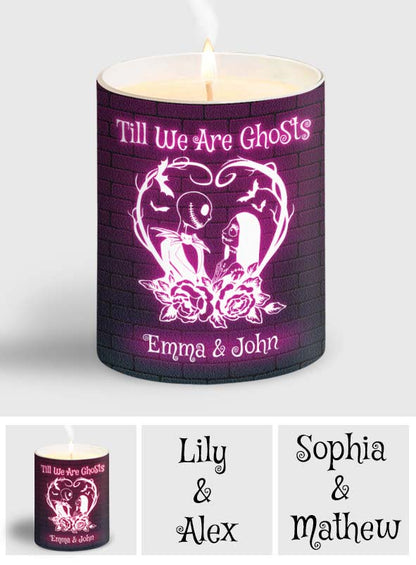Till We Are Ghosts - Personalized Nightmare Candle With Wooden Lid