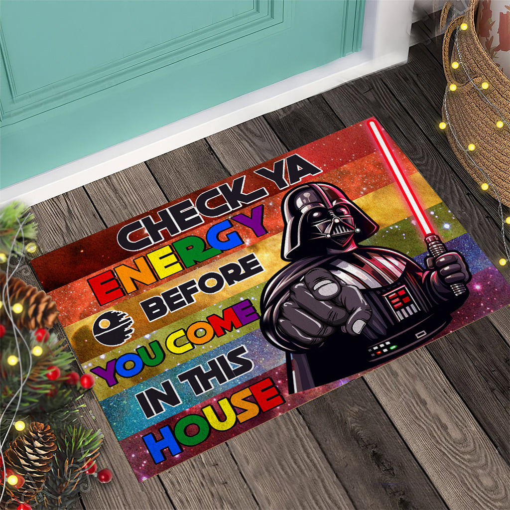 Check Your Energy - LGBT Support Doormat