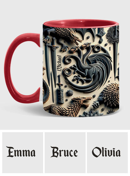 Iron House Crest - Personalized Thrones Game Accent Mug