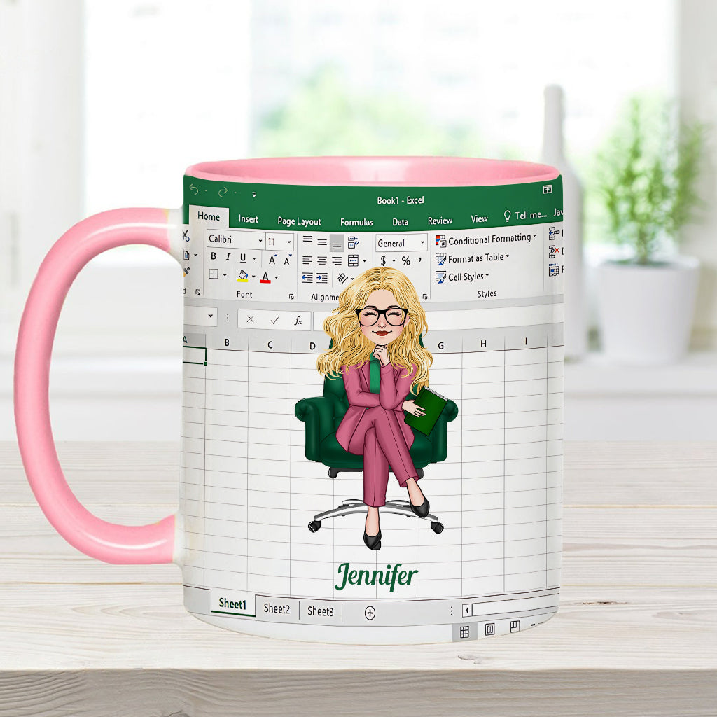 Freak In The Sheet - Personalized Colleague Accent Mug