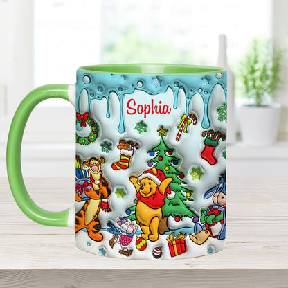 Merry Christmas - Personalized Mouse Accent Mug