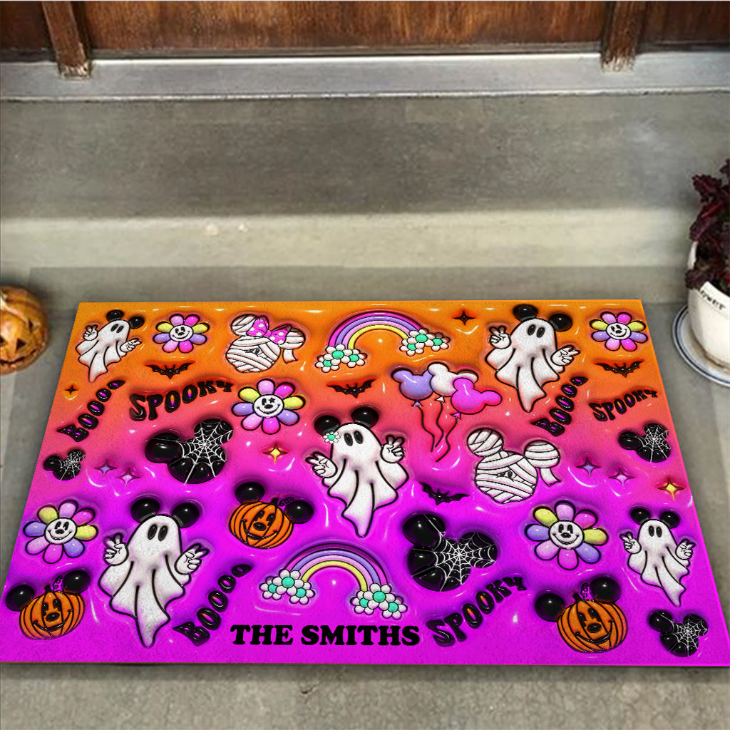 Halloween Spooky Mouse - Personalized Mouse Doormat