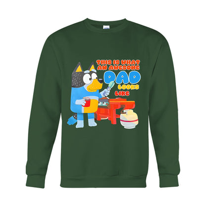 This Is What An Awesome Dad Look Like - T-shirt And Hoodie