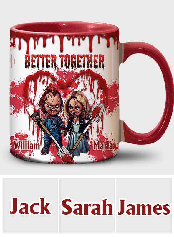 Better Together - Personalized Couple Accent Mug