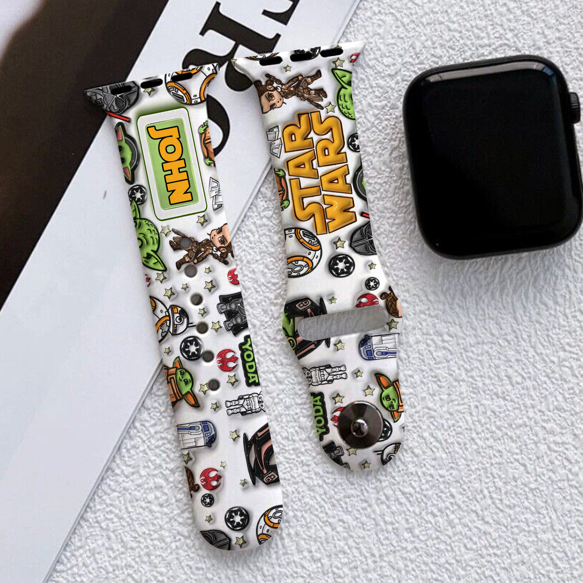 The Galaxy Edge - Personalized The Force Apple Watch Band