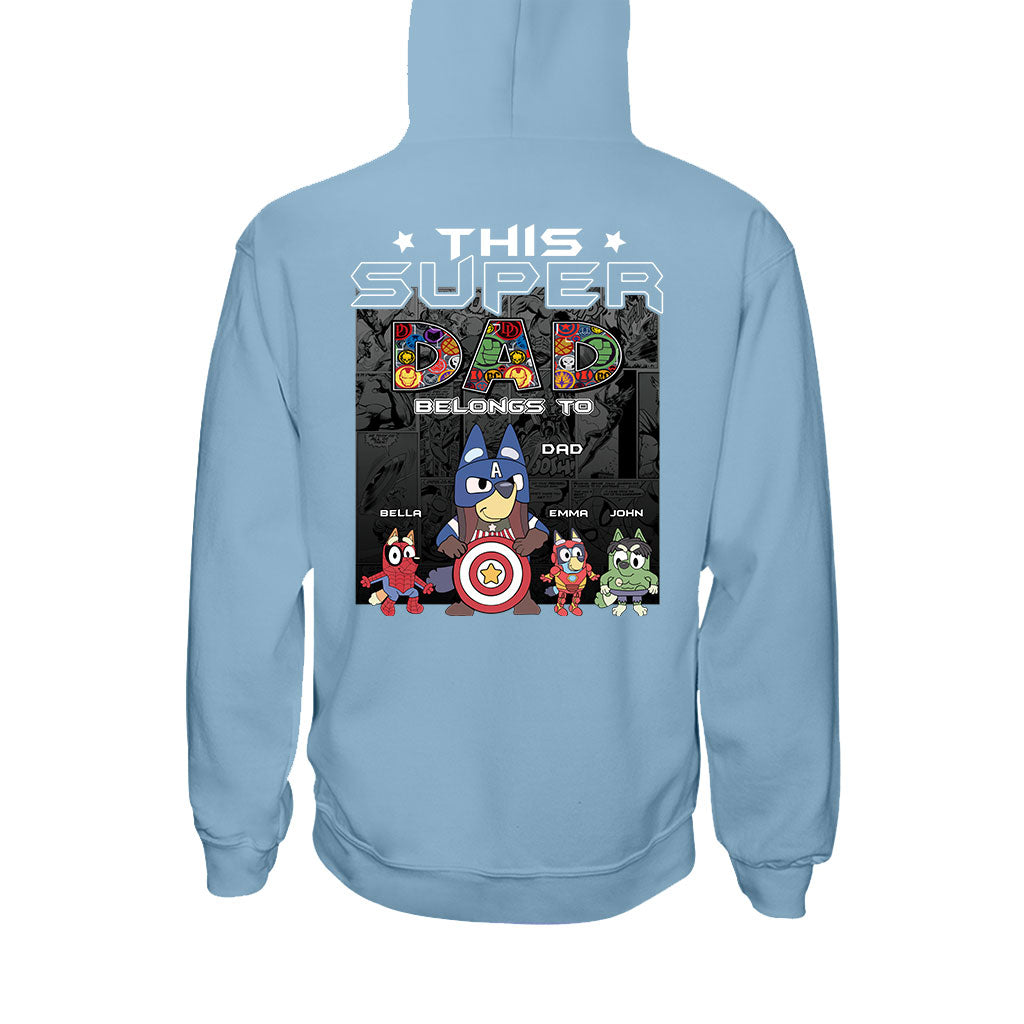 Super Dad - Personalized Father T-shirt and Hoodie