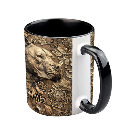 Cool Pitbull - Personalized Dog Accent Mug