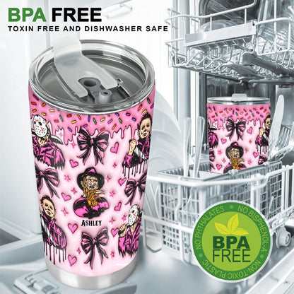 Horror Movie Fan - Personalized Tumbler