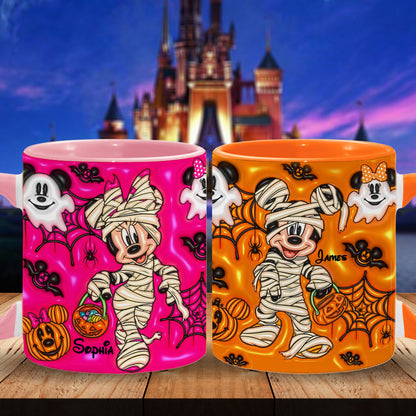 Happy Halloween - Personalized Mouse Accent Mug