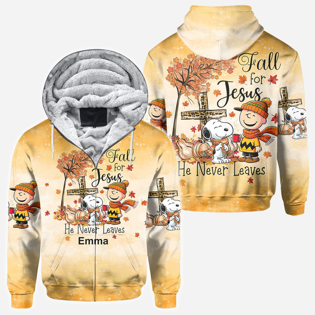 Fall For Jesus - Personalized All Over Shirt