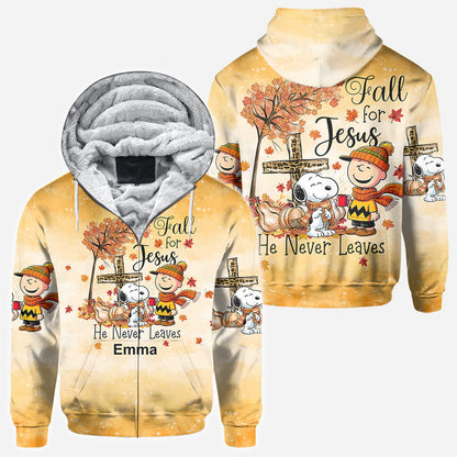 Fall For Jesus - Personalized All Over Shirt
