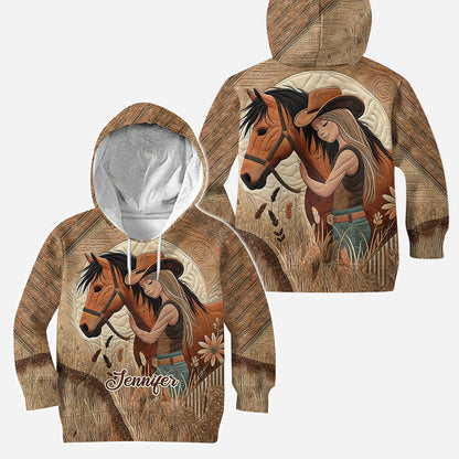 Horse Lovers - Personalized Horse Hoodie and Leggings