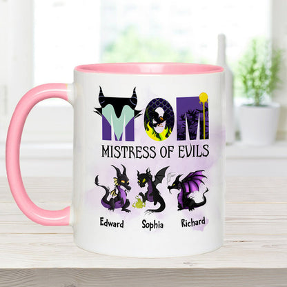 Mistress Of Evils - Personalized Mouse Accent Mug