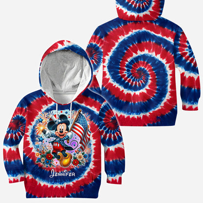 Cute Mouse 4th Of July - Personalized Mouse All Over Shirt