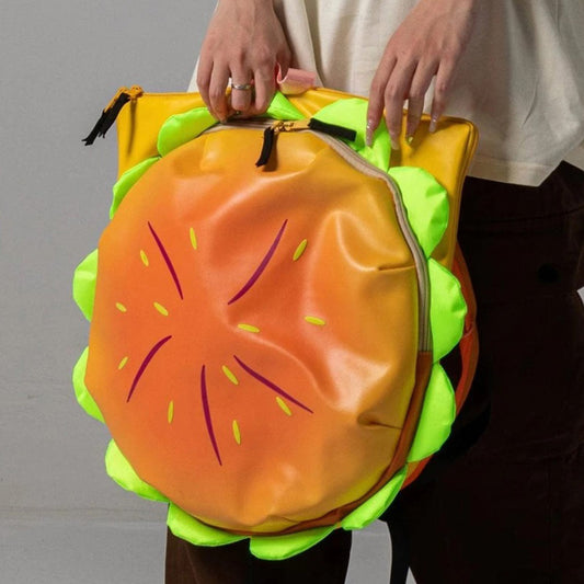 Hamburger Design Backpack - Hamburger Design Backpack