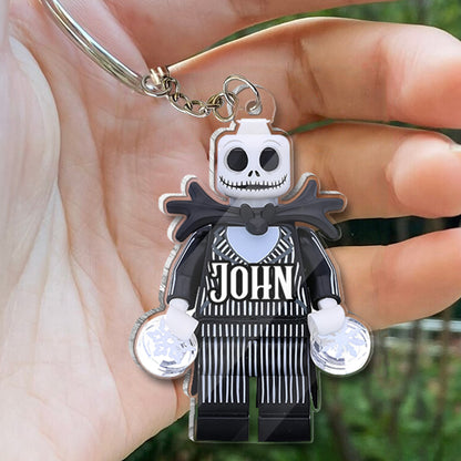 We Are Simply Meant To Be... - Personalized Nightmare Transparent Matching Keychain