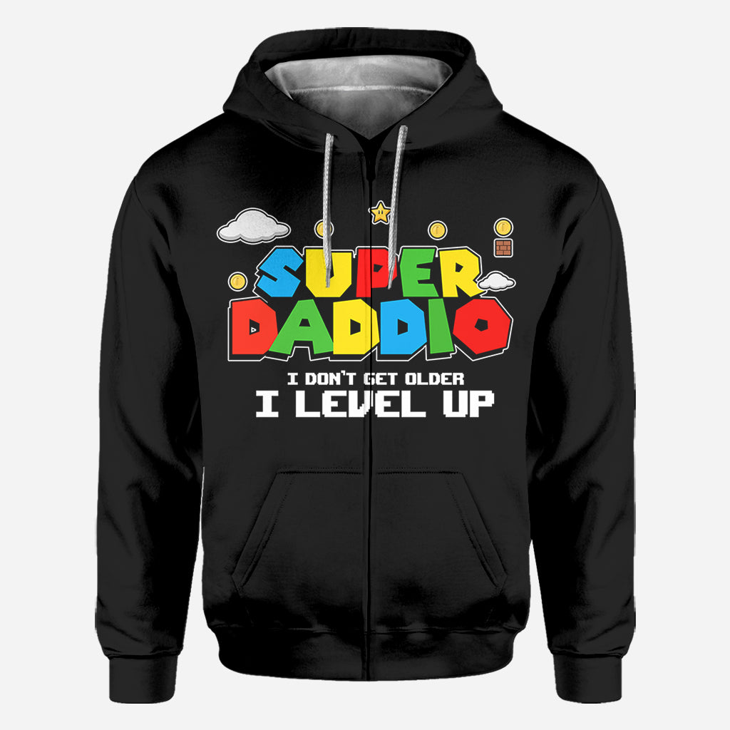 Super Daddio - Personalized Father All Over Shirt