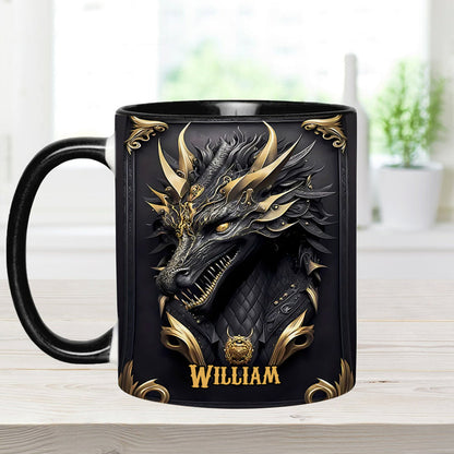 Love Dragons - Personalized Dragon Accent Mug
