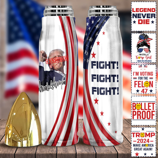 Fight Fight Fight - Personalized Bullet Tumbler
