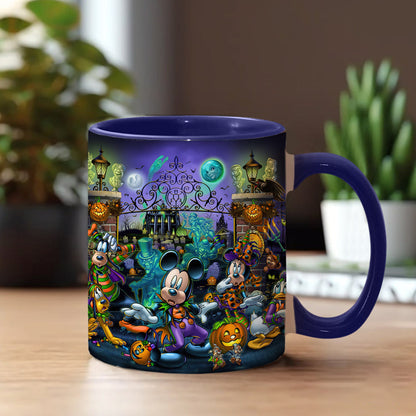 Welcome Foolish Mortals - Personalized Mouse Accent Mug