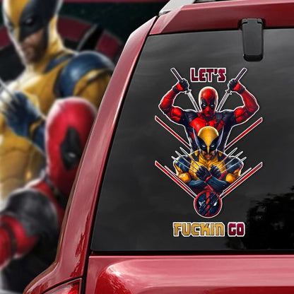 Let's Fucking Go - The Psychopath Decal Die Cut