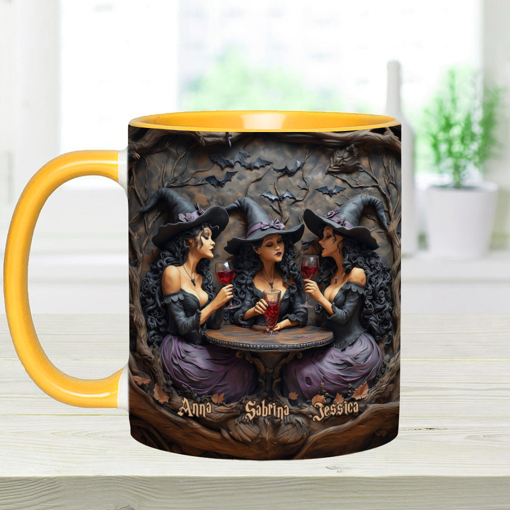 Drink Up Witches - Personalized Bestie Accent Mug