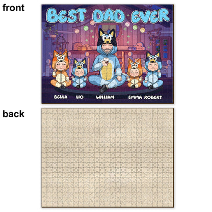 Cool Dad - Personalized Father Jigsaw Puzzle