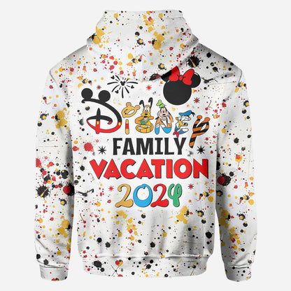 Family Vacation - Personalized Mouse All Over Shirt