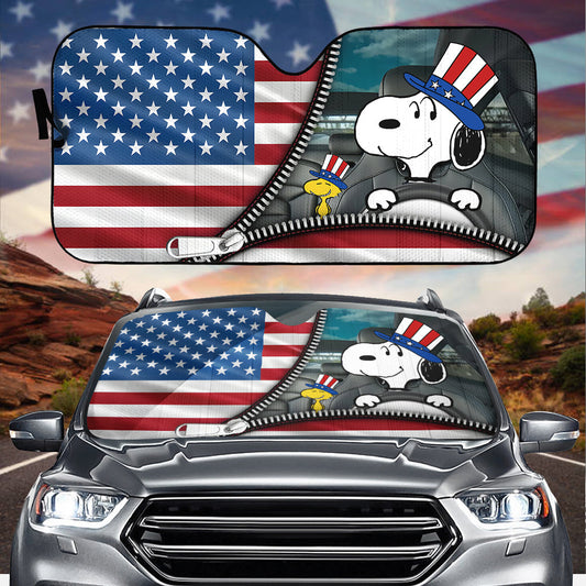 Cool Dog - Personalized Car Sunshade