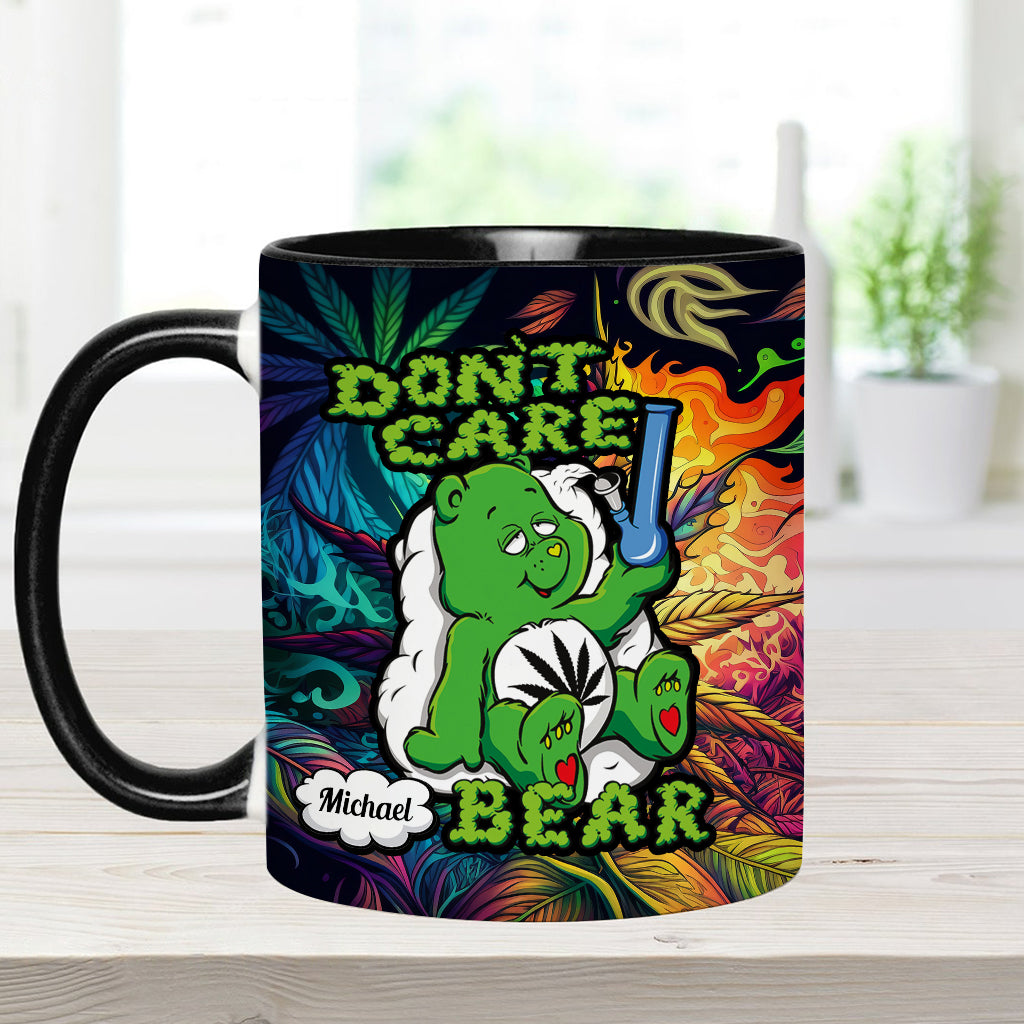 Don't Care Bear - Personalized Weed Accent Mug