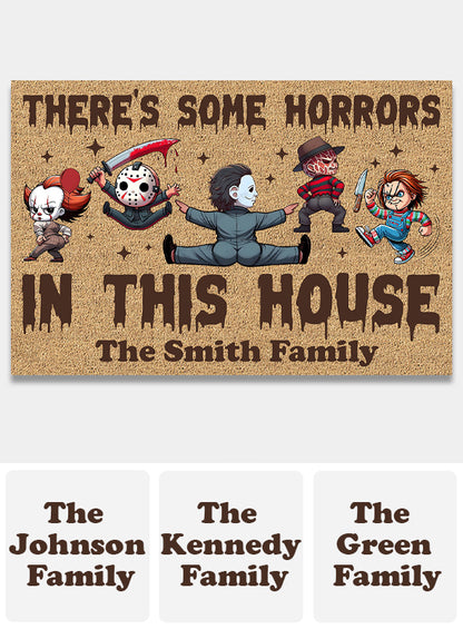 There's Some Horrors In This House - Personalized Doormat