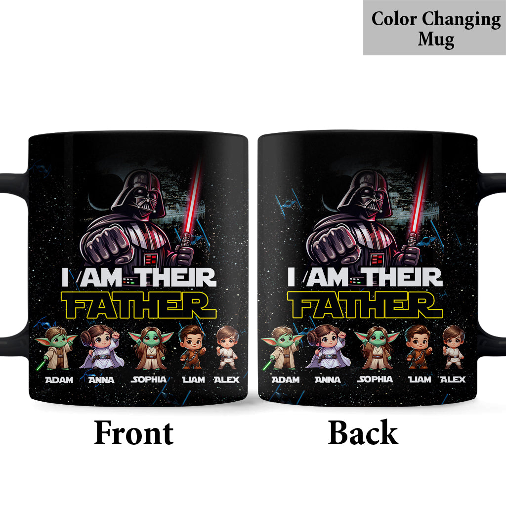 I'm Their Father Fist Bump - Personalized The Force Mug