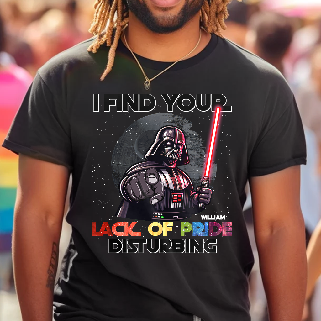 I Find Your Lack of Pride Disturbing - Personalized LGBT Support T-shirt And Hoodie