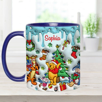 Merry Christmas - Personalized Mouse Accent Mug