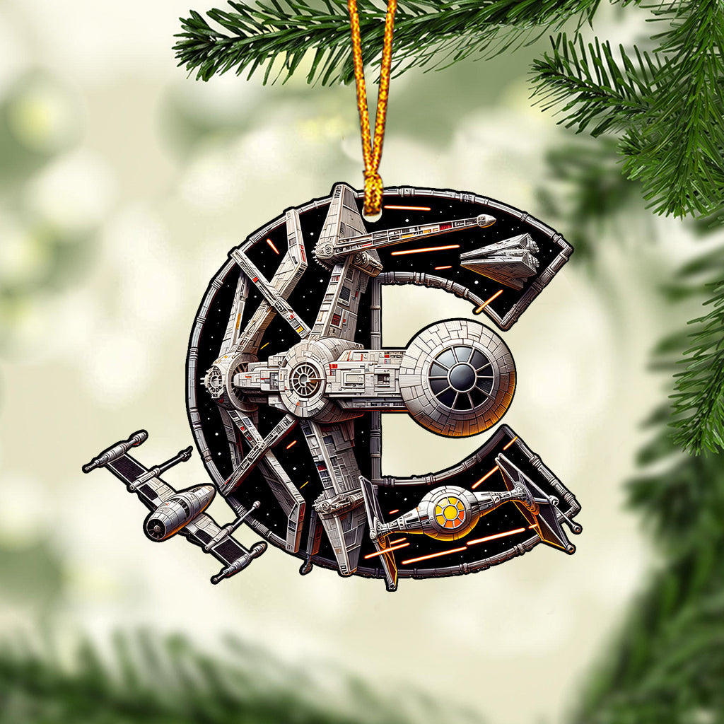 The Force Letter - Personalized The Force Ornament